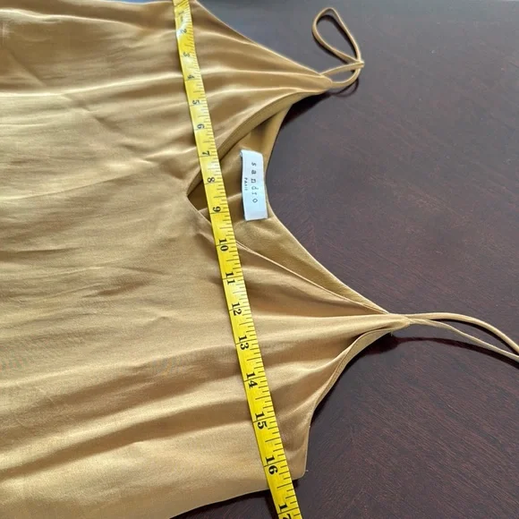 Sandro Golden mustard Camisole Top - Picture 13 of 13